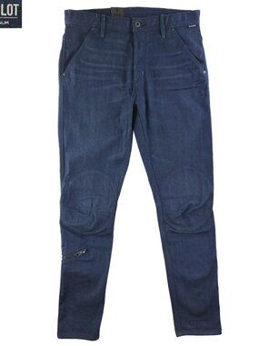 G-Star Raw Pilot 3D Slim Jeans Button Fly Stretch Men's "34x34" Actual 36x34 NWT